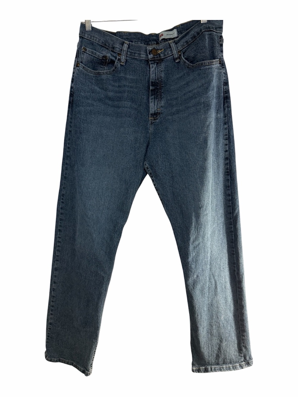 Wrangler Relaxed Fit Stretch Jeans 34x32 Blue